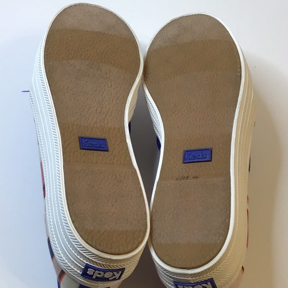 KEDS BY KATE SPADE MULTI COLOR PLATFORM LOAFERS SHOES SZ 7.5 - Picture 12 of 13